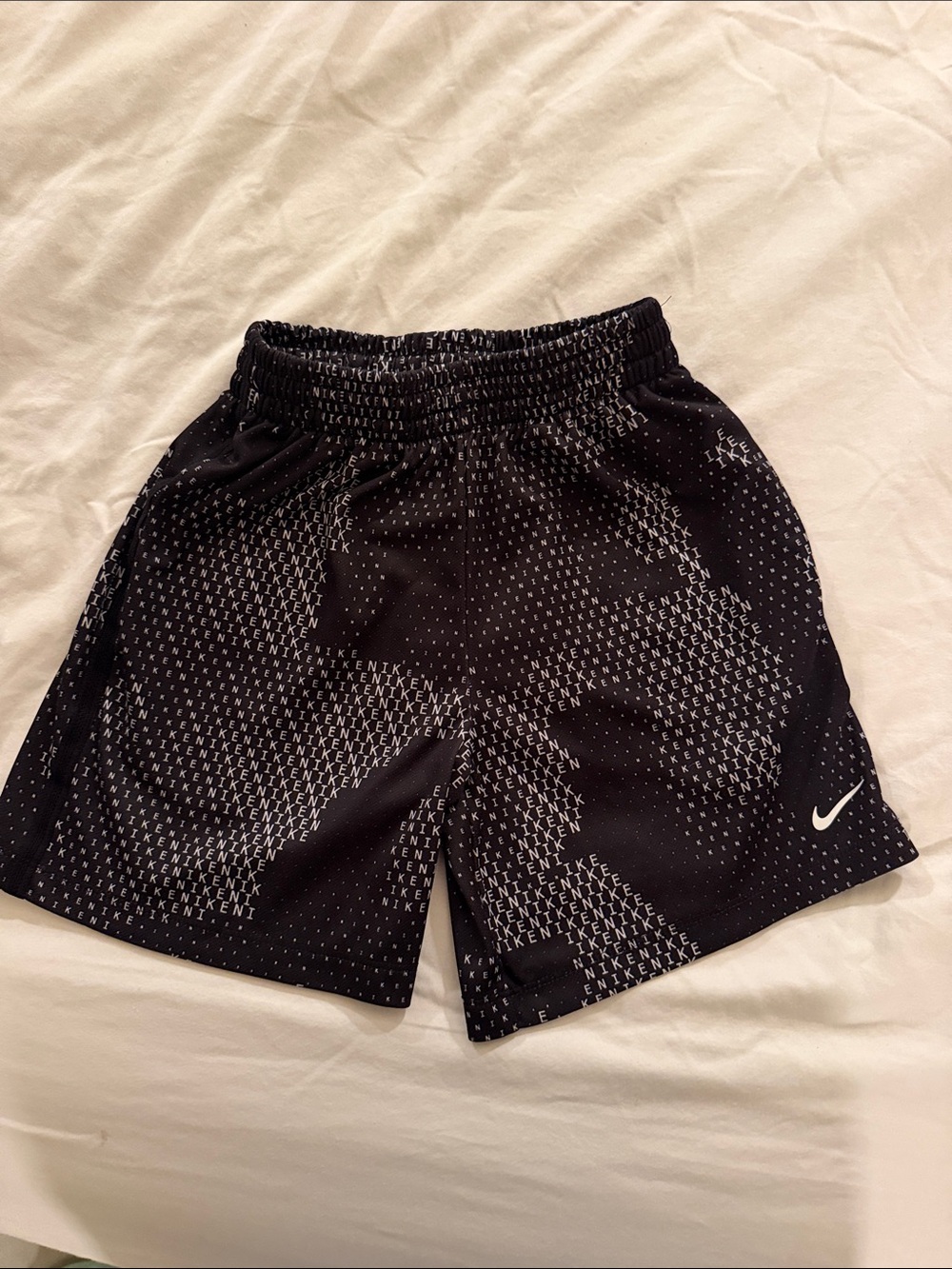 Nike Kids Gray Tee with Black Nike Air Logo